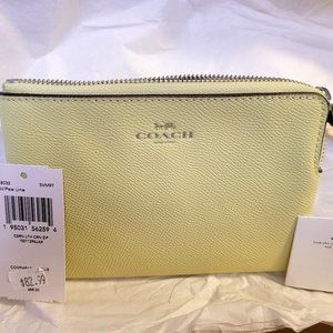 Coach  Corner Zip Wristlet
